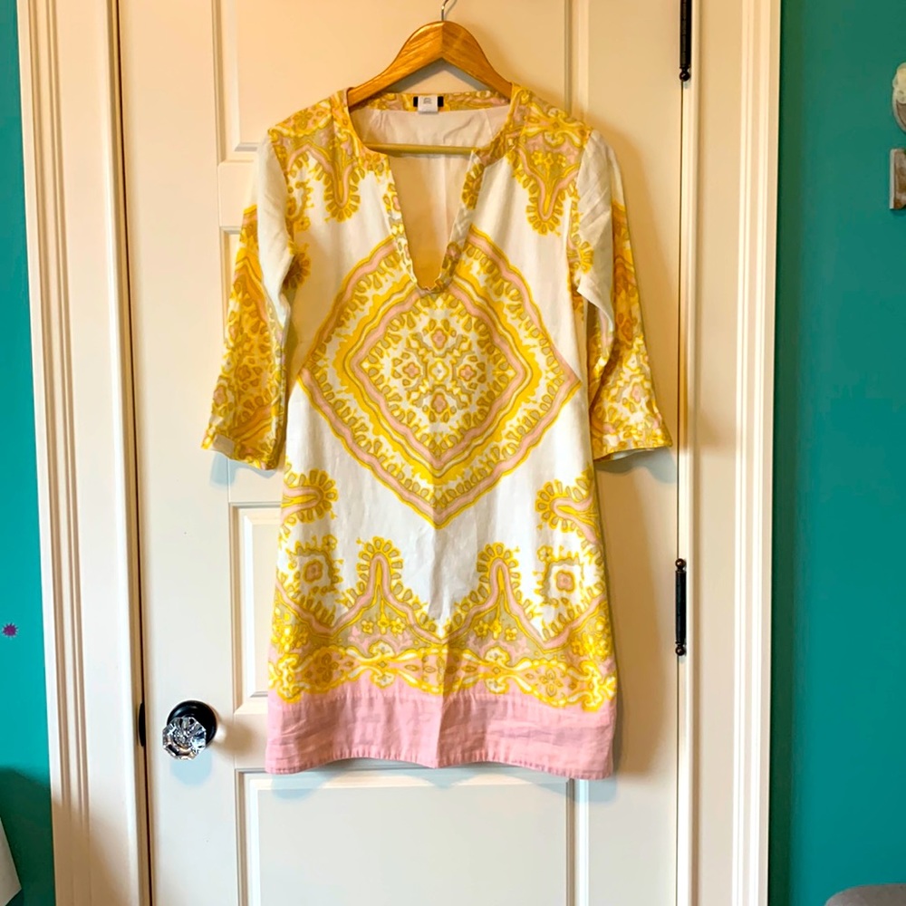 Linen J. Crew Tunic Dress